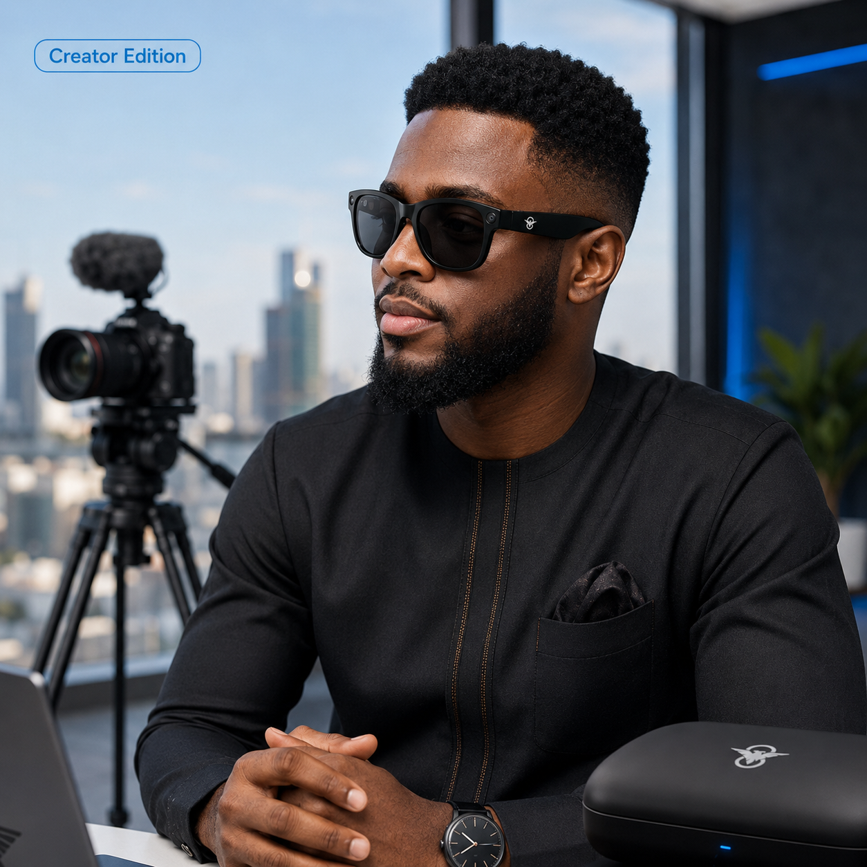 Creator Edition worn by a content creator